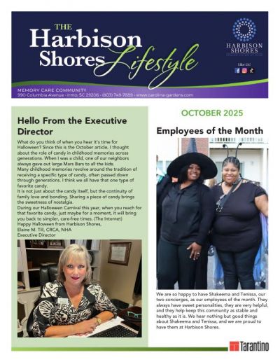 Memory Care Current Newsletter